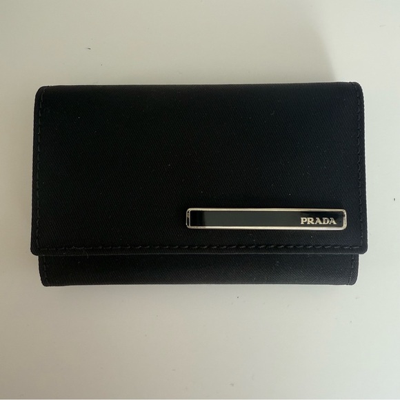 Prada Black Nylon Key Case - Picture 1 of 6